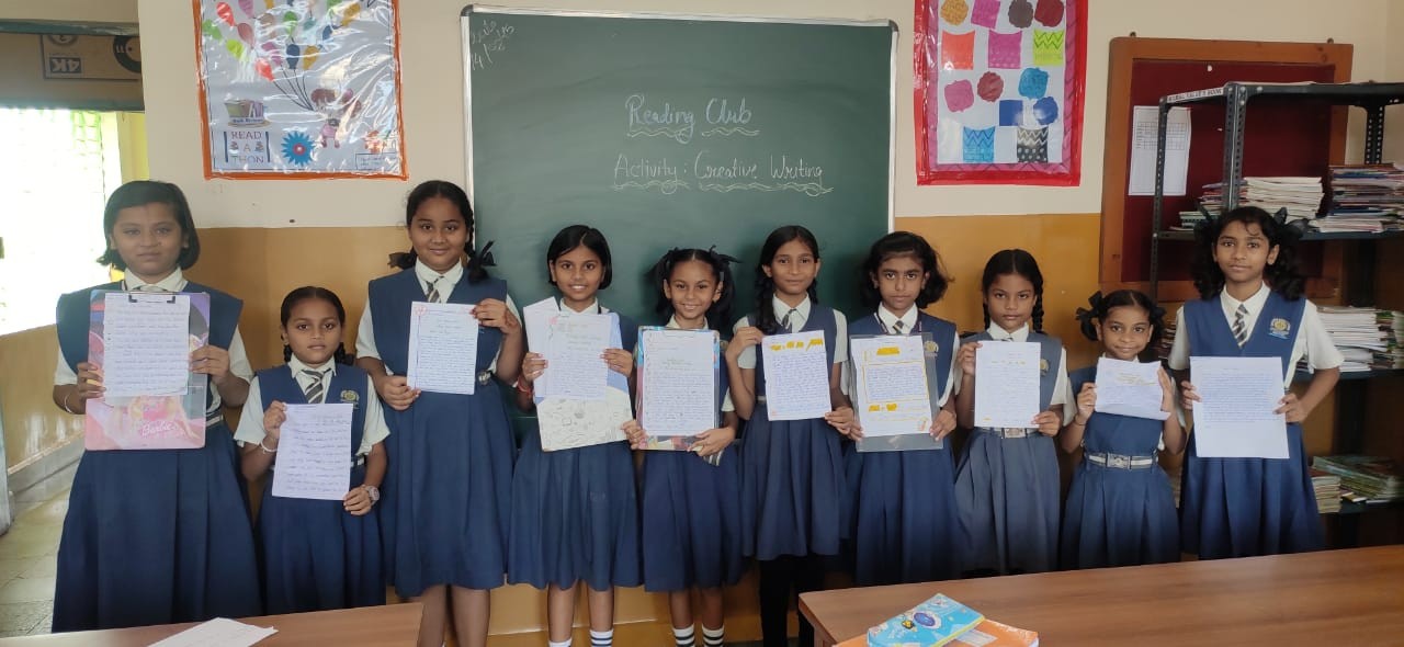 Reading club creative writing activity